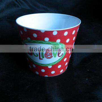 Melamine flower pots