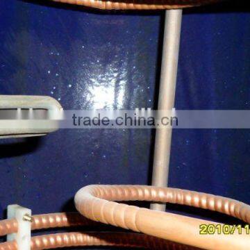 water storage tank:split porcelain enamel copper coil water tank