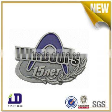 customized club metal logo badge