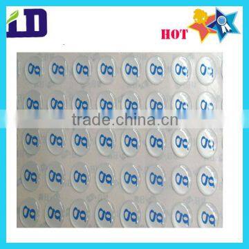 Bulk cheap Oval shape promotinal epoxy sticker