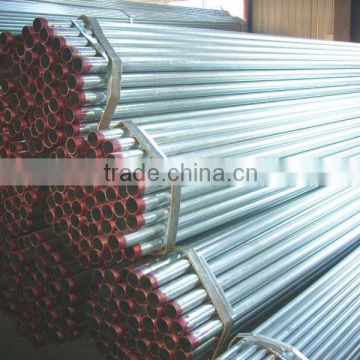 China carbon bs1387 hot dip galvanized steel pipe