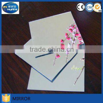 1.8mm/2.7mm large sheet cut to size mirrors glass for sale