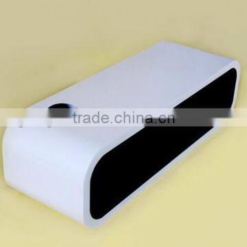 Wood Round Corner Cube Shelf Display Shelf