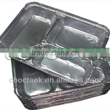 Aluminum foil container(three-compartment)