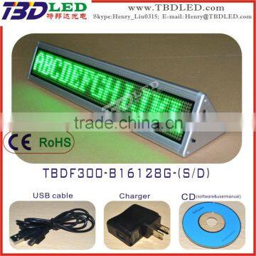 LED SINGLE Desk Message Board /variable Message Sign Board/moving Message Sign