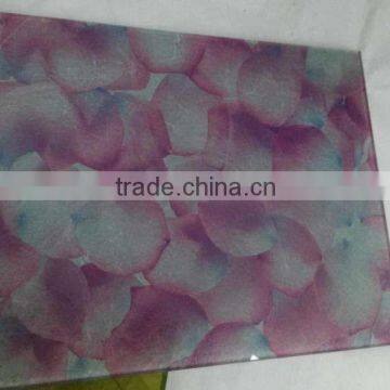 4mm silk laminated glass