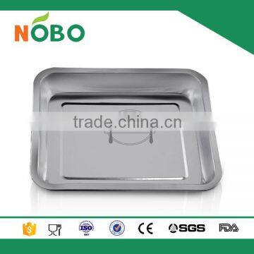 Nobo 4.8cm High Rectangle Stainless Steel Cheap Bluk Dinner Plates photo-2