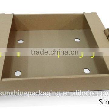 Corrugated carton tray