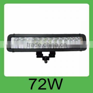 Hotsale cheap led light bars in china 72w led driving light bars used truck,jeep,suv