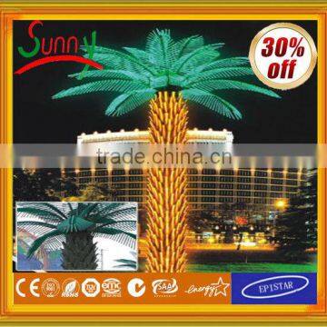  express Outdoor Christmas Decorative coconut tree outdoor lighting with CE ROHS GS SAA UL