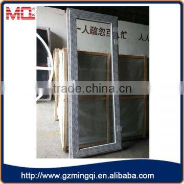 China upvc profile tempered glass doors supplier