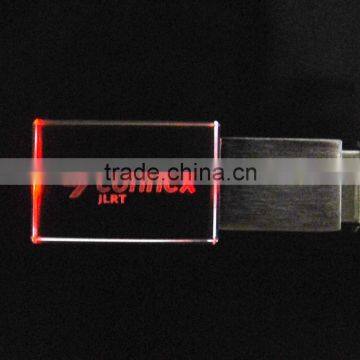Crystal Usb Flash Drive With Led Light for Gift Promotion photo-5