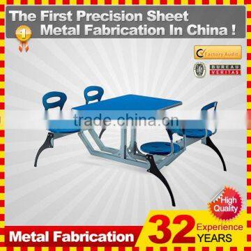 kindle 2014 new professional customized galvanized folding foot metal chair