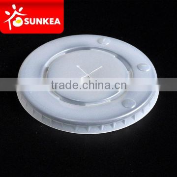 Hot sale plastic lids with straw hole for cold paper cups