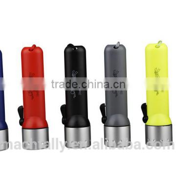 Power Source Flashlight ABS Body Material With Q5 Lamp Beads Diving Flashlight Diving Torch Flashlight