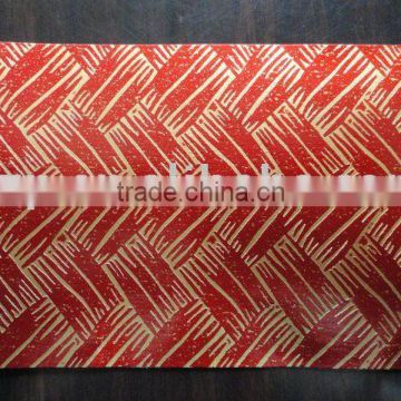 decorative aluminum foil or metallized paperboard for boxes packing