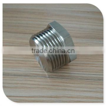 150# Stainless Steel BSPT Taper Male Thread Hex Solid Plug Fitting