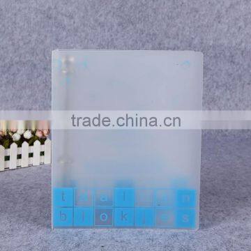 clear pp hard plastic loose-leaf metal clip file folder presentation folder lever arch file folder display
