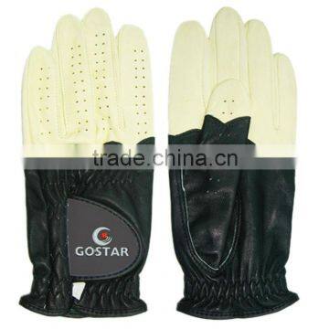 Men's Black Cabretta Golf Glove