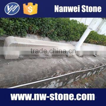 polished red G681 granite long bench in stocks