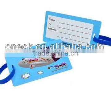 Luggage tag high quality beautiful custom 3d design