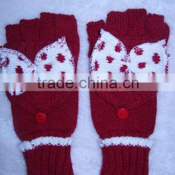 knitted gloves without fingers