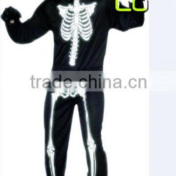 China Wholesaler Dropshipping Skeleton Adult Man Cosplay Skull Costume photo-2