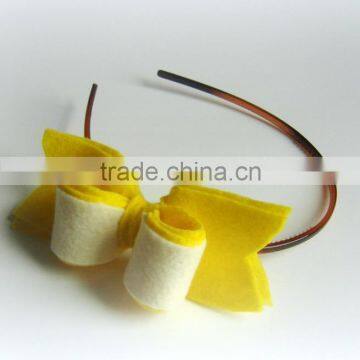 New Style Felt Bow Headband for Kids,wholesale Handmade Headbands photo-4