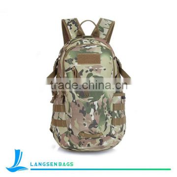 backpack OEM and customized logo and design camouflage tactical backpack