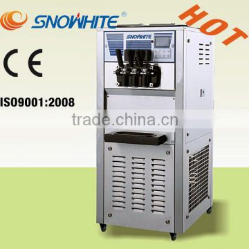 CE ETL Approved three colour frozen yogurt machine ice cream machine for sale