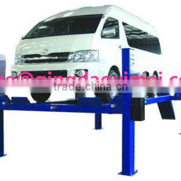 Four-column auto hydraulic car positioning balance garage tents lift plant