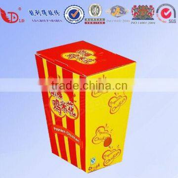 Eco-friendly fride chicken packaging box ,food paper box ,hamburger box