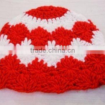 fashion acrylic knitted crochet hat