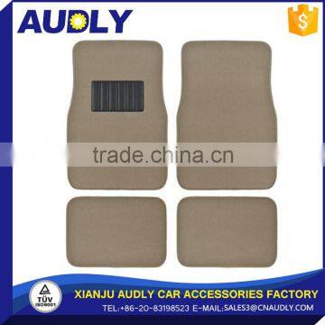 400g 4pcs/set cheap pvc floor covering car floor carpet mats