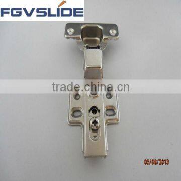 Slide on, two way, soft-closing cabinet hinge