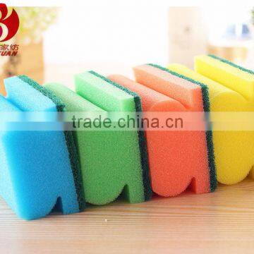 Double Faced Sponge Scouring Pad with Melamine Sponge