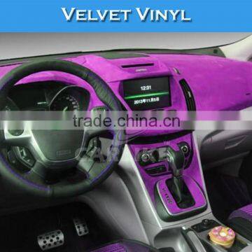 1.52x15M 5x49FT Stretchable Removable Self Adhesive Velvet Touch Film photo-4