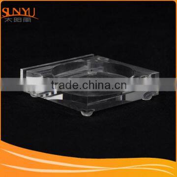 Transparent Crystal Heat Resistant Ashtray