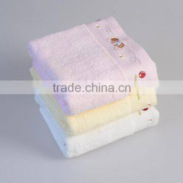 factory light colour jacquard elegant 100% cotton bath Towel