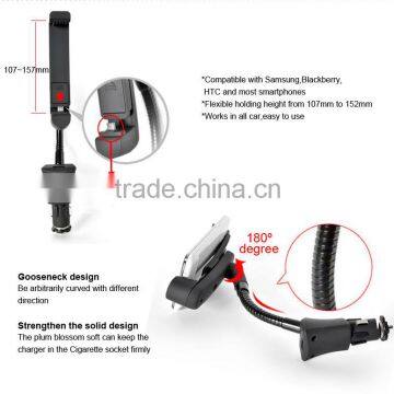 The Hottest Phone Holder With Charger for Samgung Car Mobile Charger Shenzhen Factory Supply (HC03S5)