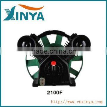 XINYA F-type 8bar 10hp double cylinder ac piston belt driven truck air compressor head bare pump(2100F)