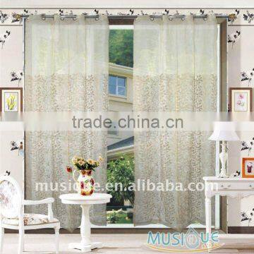 100% Organza With Embroidery Curtain