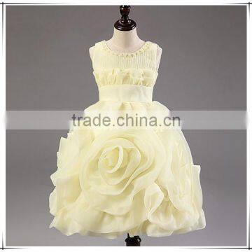 Girls Dress Children's Princess Dresses Three Quarter Wedding Kids Dress for Girl 2015 New Style baby clothes D72 from OEM GZ                        
                                                Quality Choice