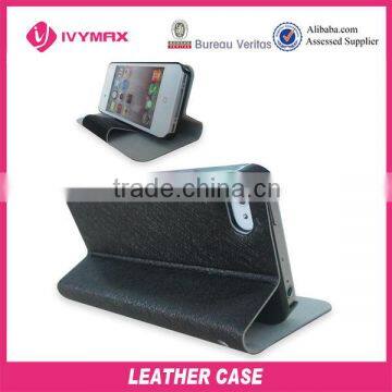 leather case for apple iphone4 cell phone accessory