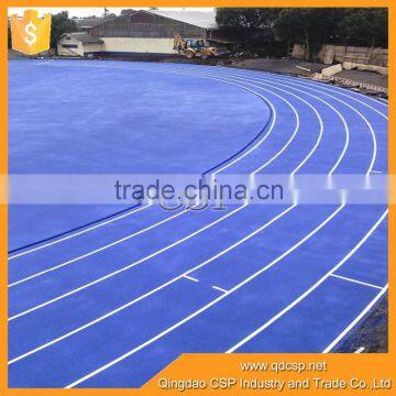 factory supply Red or blue color running track ,13mm synthetic rubber running track