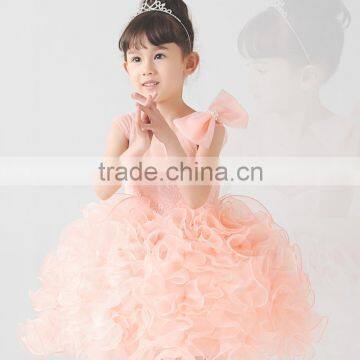 2015 new fashion little girl prom dress