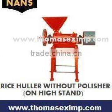Rice sheller on high stand