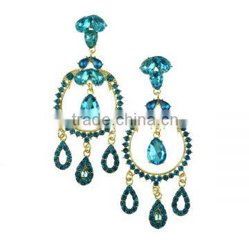 2016 new style earring fashion hook boho gold and silver earring for sea party