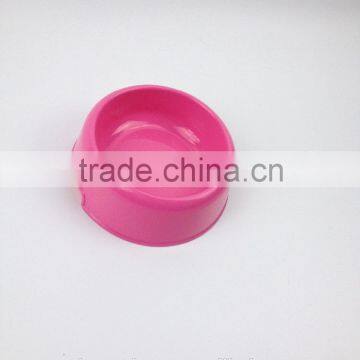 Custom wholesale Pet water feeder bowl good quality cheap plastic round bowl for dog and cat