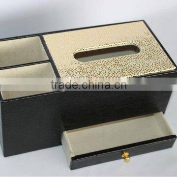 2014 fashionable multifunction Tissue Box tissue case office appliance